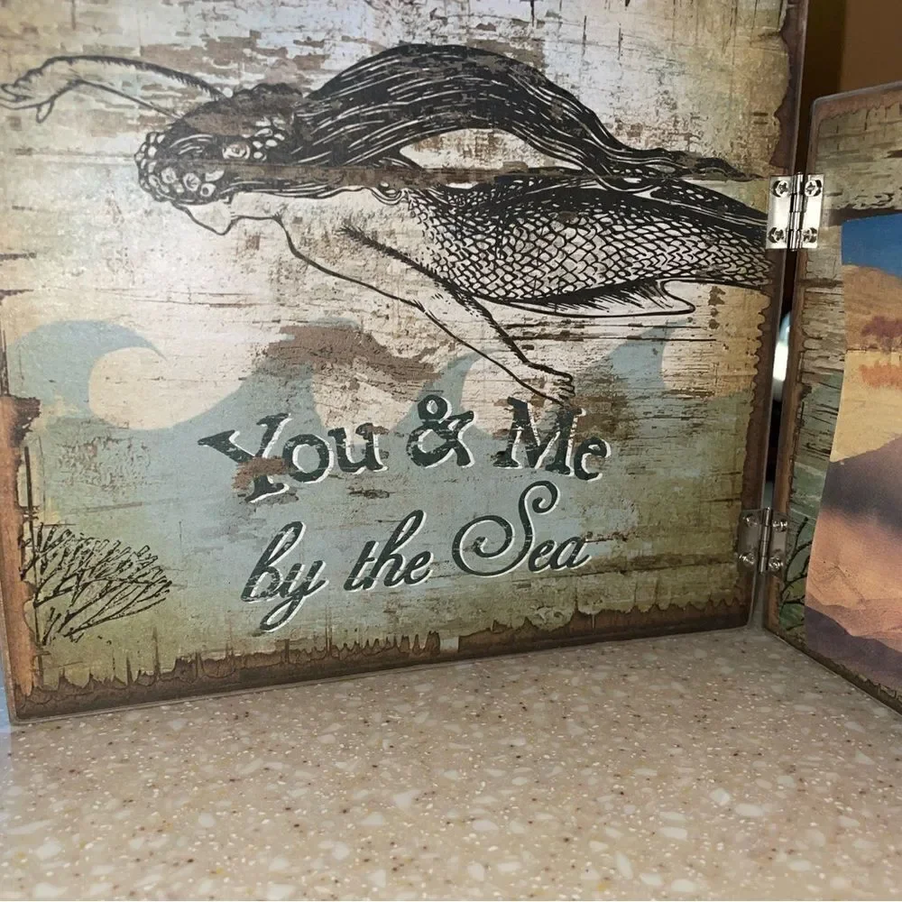 You and me, by the sea picture frame Primitives by Kathy Phillips
